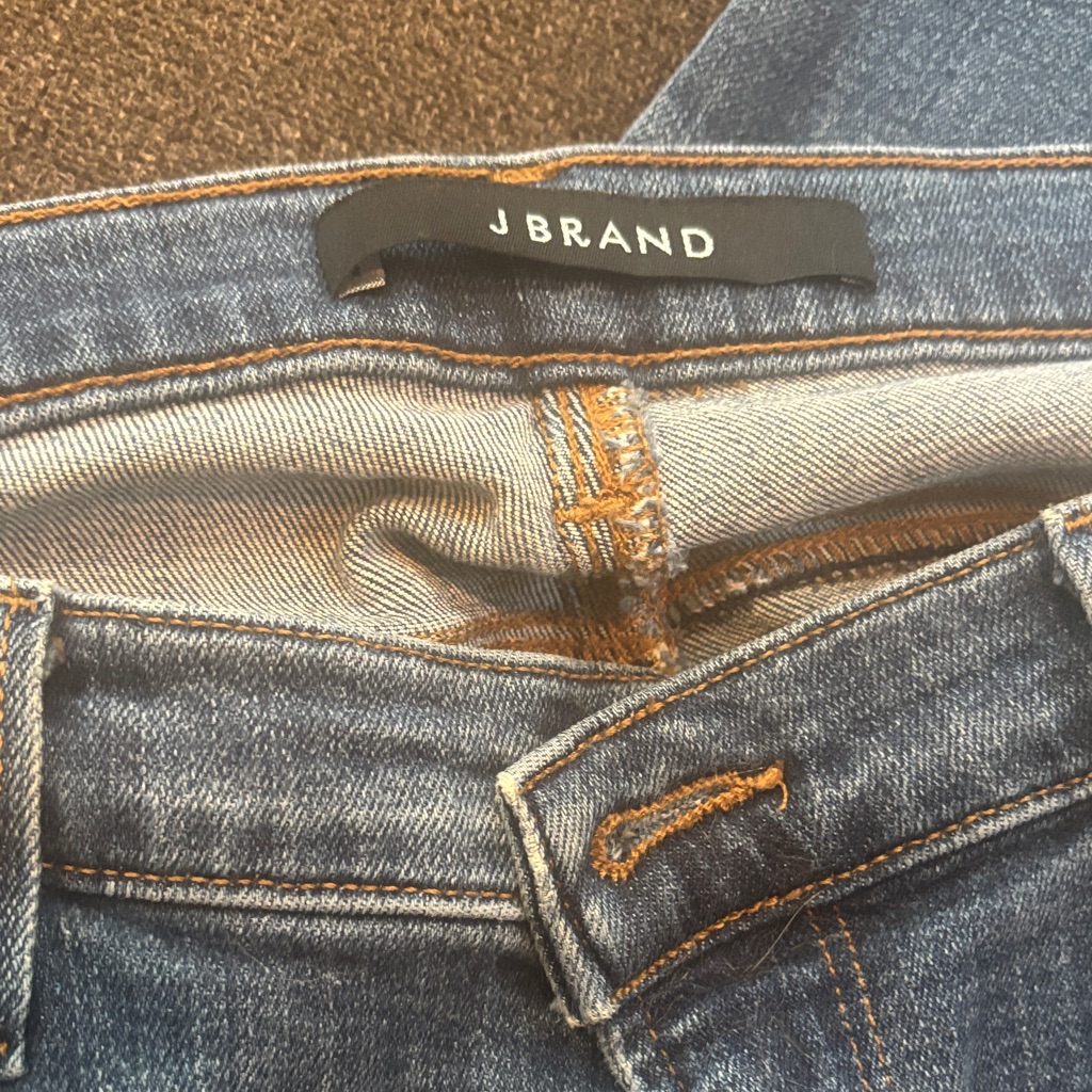 J Brand Indigo Denim Super Skinny Refuge